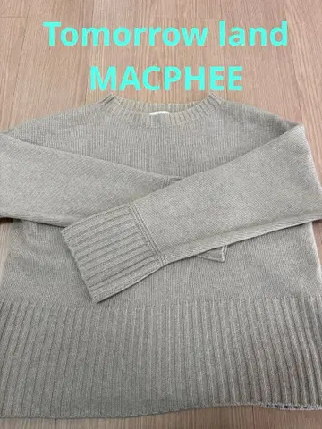 Tomorrow land MACPHEE 램스울 100% 니트