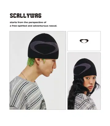 SCALLYWAG beanie black