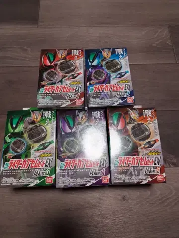 가면라이더 제츠 캡슐 노이즈 ver01~05 컴플리트 세트