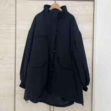 JEANASIS 지나시스 소매 2WAY M-65 코트 블랙