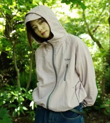 BROKEN BASE 파이핑 나일론 후디