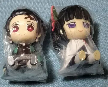 귀멸의 칼날 카마도 탄지로 & 츠유리 카나오 퐁당 피규어 세트