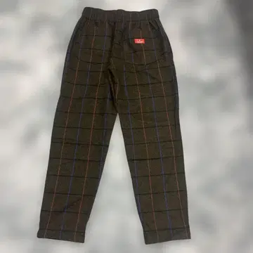 Cookman 카키 체크 무늬 이지 팬츠 M 사이즈
