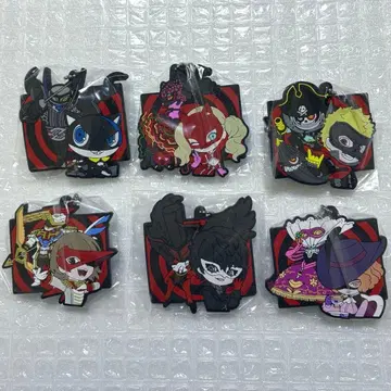 페르소나 5R 캡슐 러버 마스코트 6종 묶음 판매 가챠