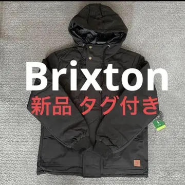 [ 새상품 택 포함 ] Brixton 블랙 나일론 자켓 마운틴 후드티