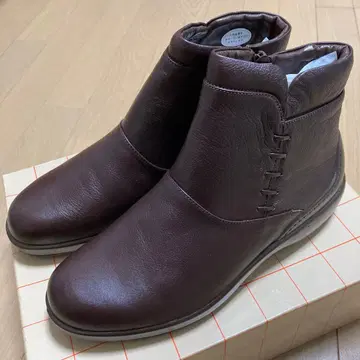 Bon Step 다크 브라운 숏부츠 24.5cm 새상품 흠집 있음