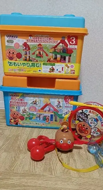 호빵맨 블록 라보 버킷 묶음 판매 드럼 호빵맨 호