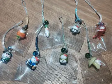 지역 한정 키티 스트랩 도쿄 한정판 깃발 없음