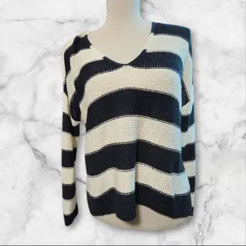 H&M 에이치앤엠 보더 니트 스웨터 귀여운 새상품급