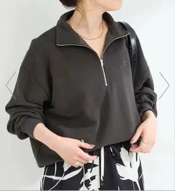 B.C STOCK Champion/챔피온 하프 지퍼 맨투맨