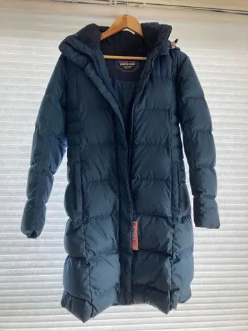 patagonia 다크 블루 롱 코트