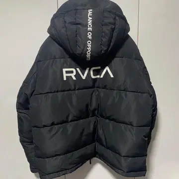 RVCA 후드 부착 다운 자켓 L 사이즈