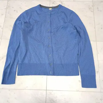 23구 23KU 가디건 얇은 소재 긴팔 32 라이트 블루