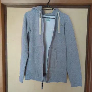 XL 사이즈 THE NORTH FACE 집업 후드티 그레이 속기모