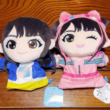 [즉시 구매 가능] 미즈키 나나 퍼펫 봉제 인형 2체 세트