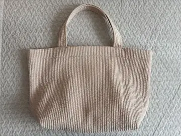 누비백 이불백 퀼팅 토트백 베이지
