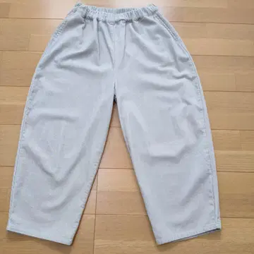 NARU 8W 코듀로이 에그 팬츠 에크루