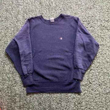 90s Champion 리버스 위브 usa 네이비  페이드