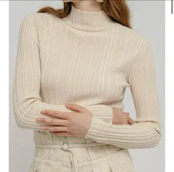 [ Eaphi ] RANDOM LINE DESIGN KNIT