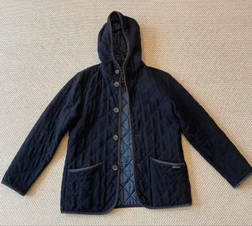 LAVENHAM 퀼팅 자켓 38 네이비