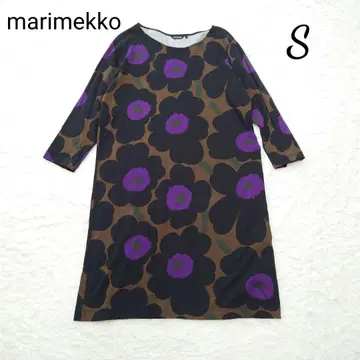 마리메꼬 우니코 패턴 원피스 7부 소매