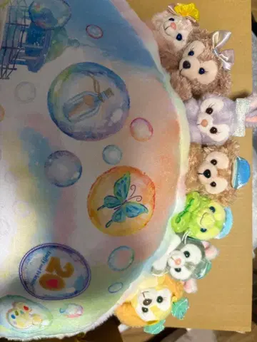 컬러풀 해피니스 더피 20주년 쿠션