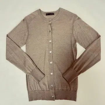 [캘런솔로지] 새상품급 캐시미어울 베이지 니트 가디건