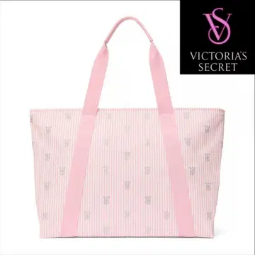빅토리아 시크릿 토트백 핑크 스트라이프