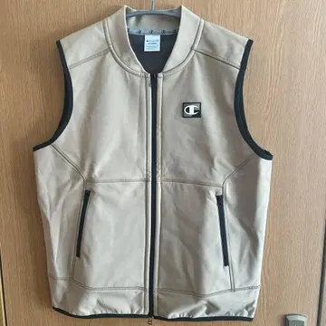 고품질 챔피온 골프 보온 발수 방풍 더블 지퍼 베스트 XL