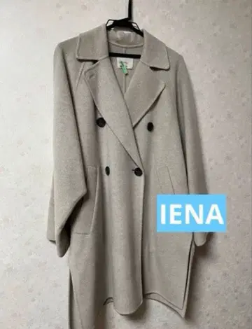 IENA 슈퍼160 더블 페이스 오버코트 내추럴 36