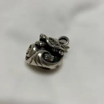 실버 드래곤 펜던트 헤드 옥 장식 카스 공방