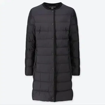 M 사이즈 블랙 유니클로 울트라 라이트 다운 컴팩트 코트