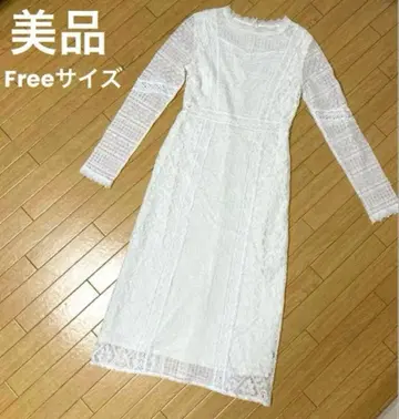 새상품급 레이스 원피스 드레스 데이트 롱 원피스 경사