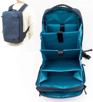 튀어나오는 수납과 확장 기능의 스마트 백팩