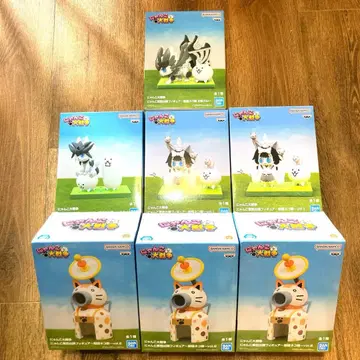 [ 미개봉 ] 냥코 대전쟁 피규어 가오 무녀 공주 미타마 냥코 성 가르