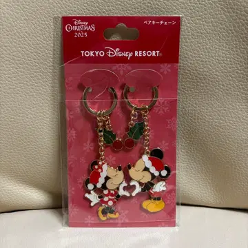 디즈니 2025년 페어 키체인 미키 미니 새상품 패키지 꺾임