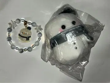 최애색 행복 달마 마스코트 팔찌 블랙