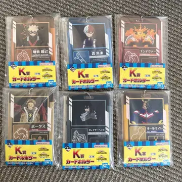 제일복권 히로아카 카드 홀더 6종 세트