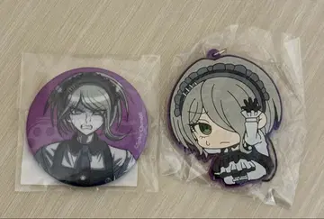 단간론파 토죠 사야카 글리터 캔뱃지 비비무스 러버 스트랩