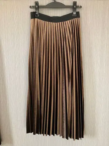 롱 스커트 플리츠 스커트 아틀리에 시크