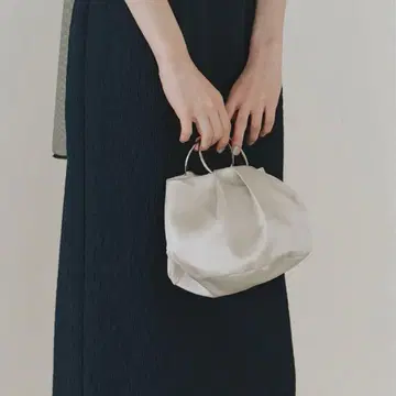 kaene 링 핸들백 베이지