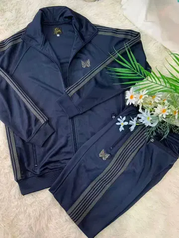 네이비 스트라이프 저지 세트