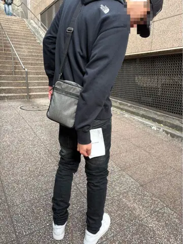 블랙 스키니 데님 PURPLE-BRAND 택 포함