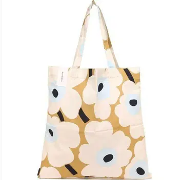 마리메꼬 꽃무늬 토트백 빅 우니코 베이지 북유럽 오샤레