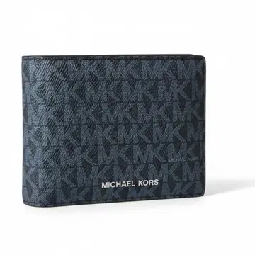 새상품 MICHAEL KORS 접이식 지갑 지갑 네이비