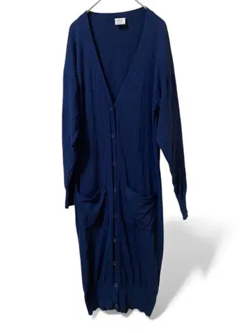 네이비 롱 가디건 F 사이즈