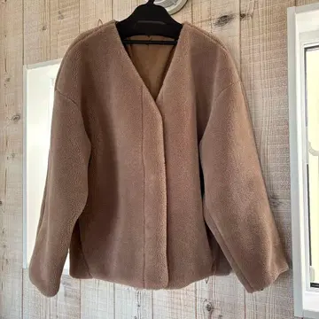 마이카앤딜 리버서블 보아 블루종