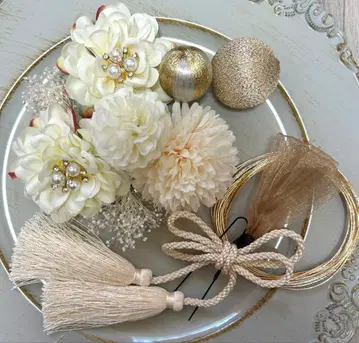 청순 스타일 성인식 졸업식 시치고산 사전 촬영 머리 장식