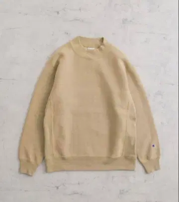 Champion Reverse Weave 맨투맨 속기모 베이지 XL