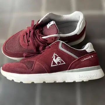 le coq sportif La Seme II 버건디 스니커즈